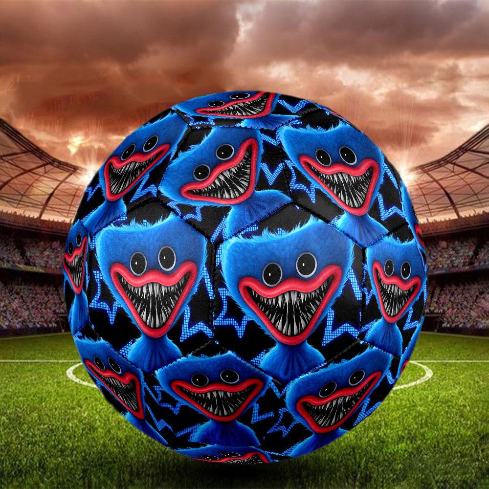 Huggy Wuggy Print Size 5 Soccer Ball, Standard Match Football for Sports Game and Team Practice, Ideal Gift for Soccer Fans