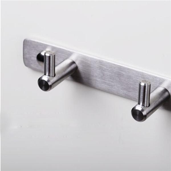 Buy Stainless Steel Wall Mounted Hook Rack Multiction Hook Rail Coat