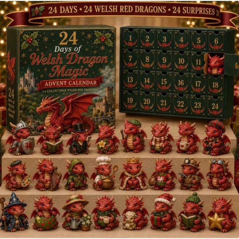2026 Magic Animal Advent Calendar Acrylic Blind Box Collectible Ornament Christmas Gift