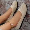 Casual Tennis Shoes For Women Women'S Solid Color Thin Soled Slip Low Cut Flat Shoes Fashionable Fabric Upper TêNis Feminino
