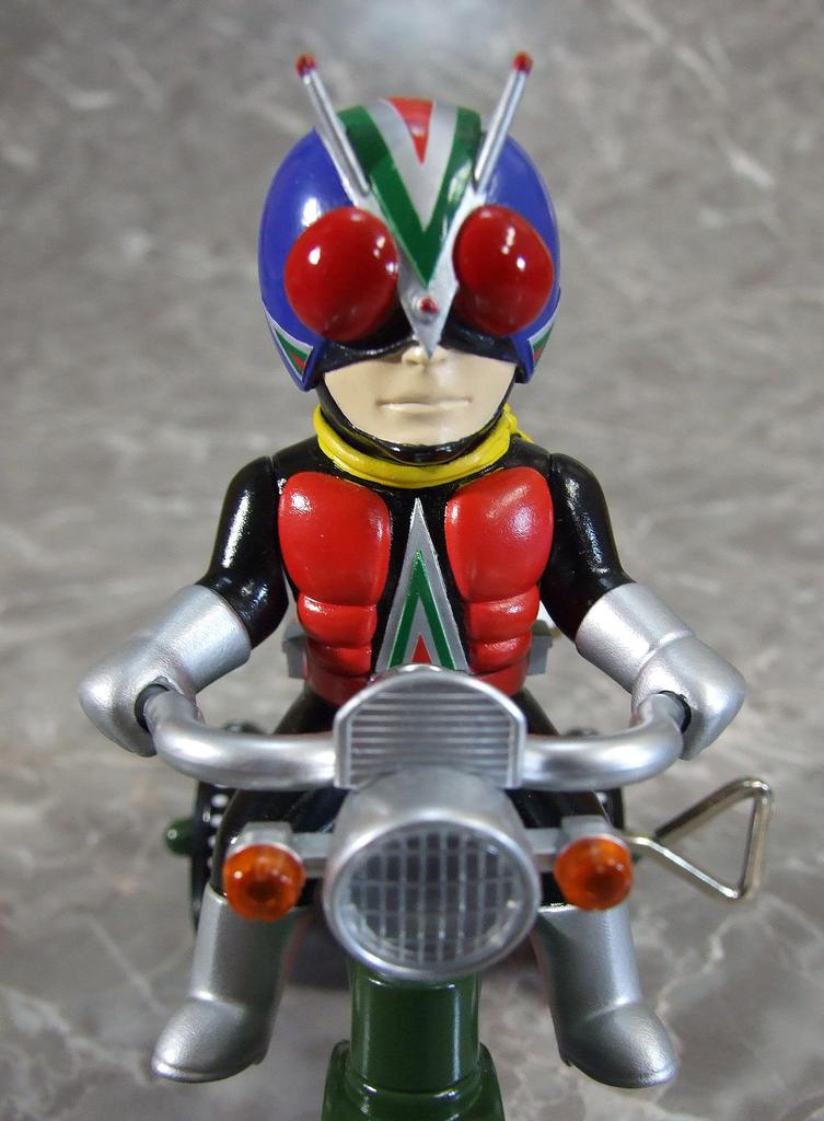 ART STORM EX Tricycle Rider Riderman Tricycle Figure "Kamen V3" B-Type Wind-Up