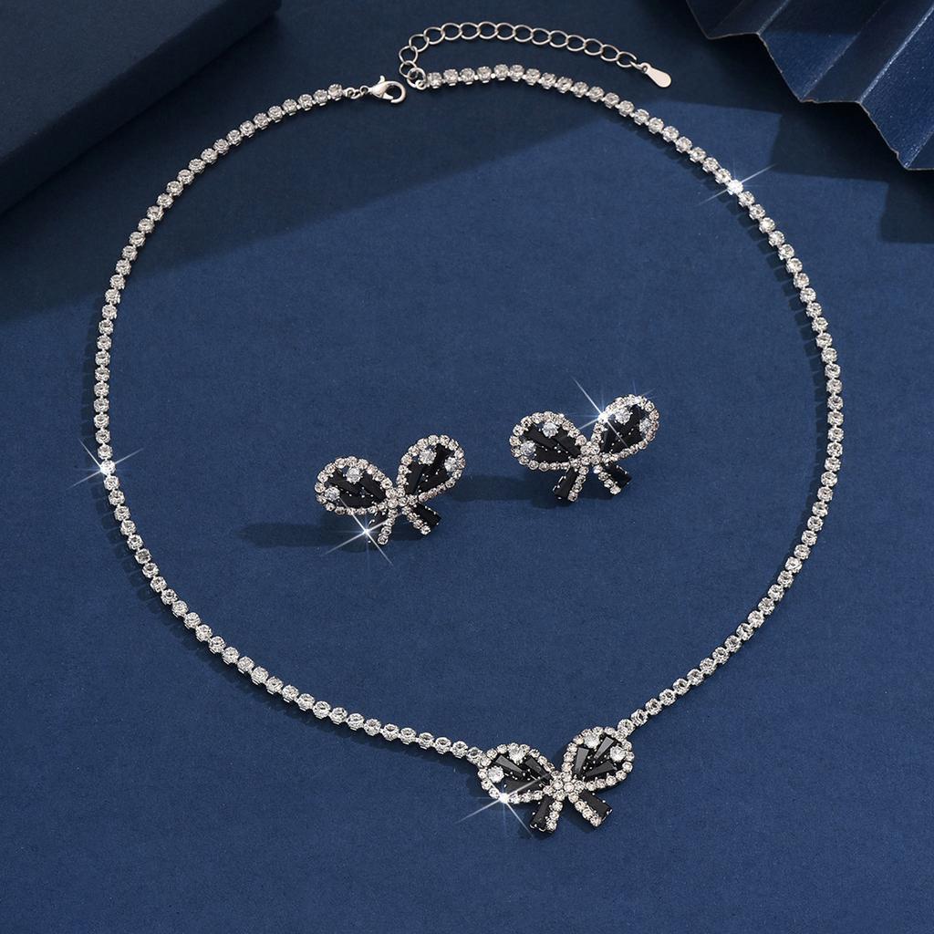 Necklace Fairy Clavicle Chain Female Eleganteasiest for Match Pendant Niche Design Bows Neck Chain Suit