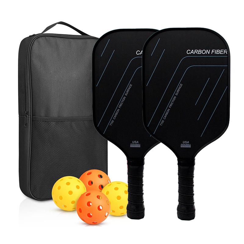 T700 Matte Carbon Fiber 16mm Pickleball Paddle - Lightweight, Professional Competition Style