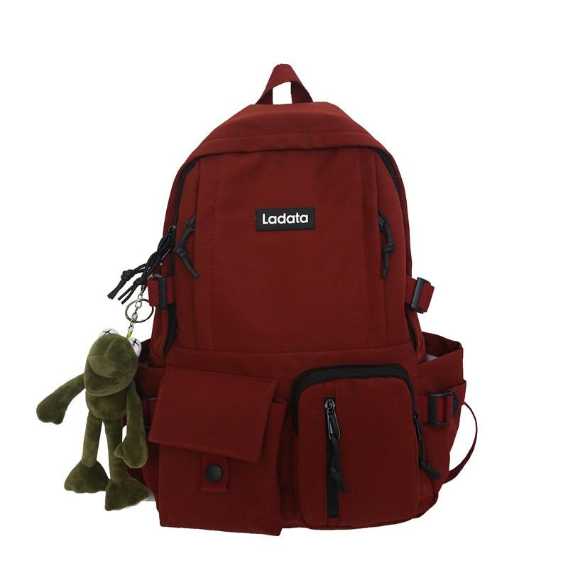New Junior High School Student Schoolbag Harajuku Ulzzang College Style Backpack Computer Backpack O