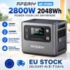 AFERIY P280/P280-B Solar Generator, 2048Wh LiFePO4, 2800W UPS Portable Power Station for Home, RV & Camping