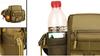 PHOENIX IKKI Vertical Waist Bag with Water Bottle Perfect for Outdoor and Multifunctional Waist Crossbody Waist Brown 2-Way Pouch, Water-Repellent,