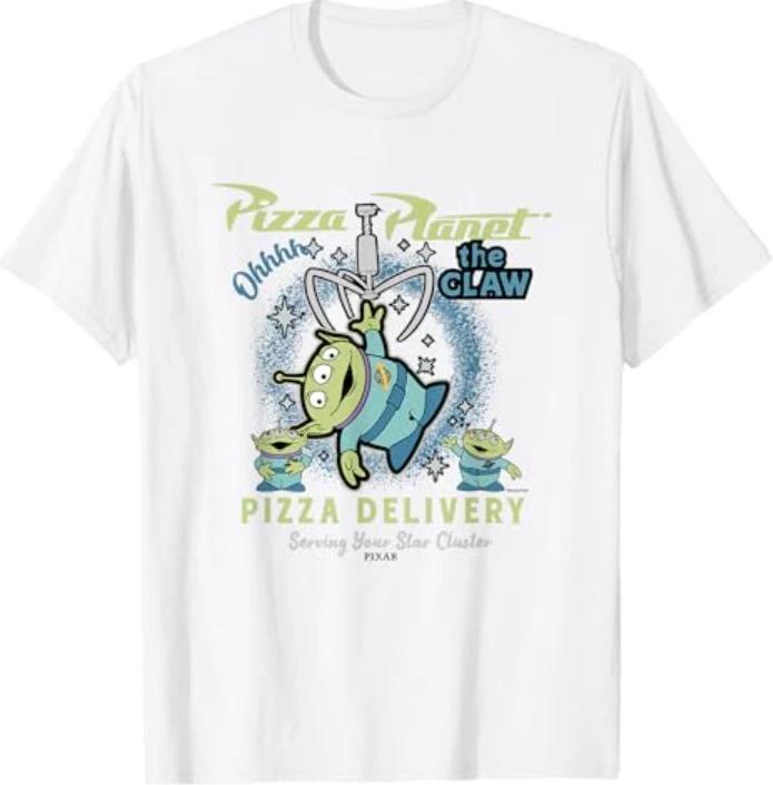 Disney Pixar Toy Story Pizza Planet The Claw Alien T-Shirt 3XL