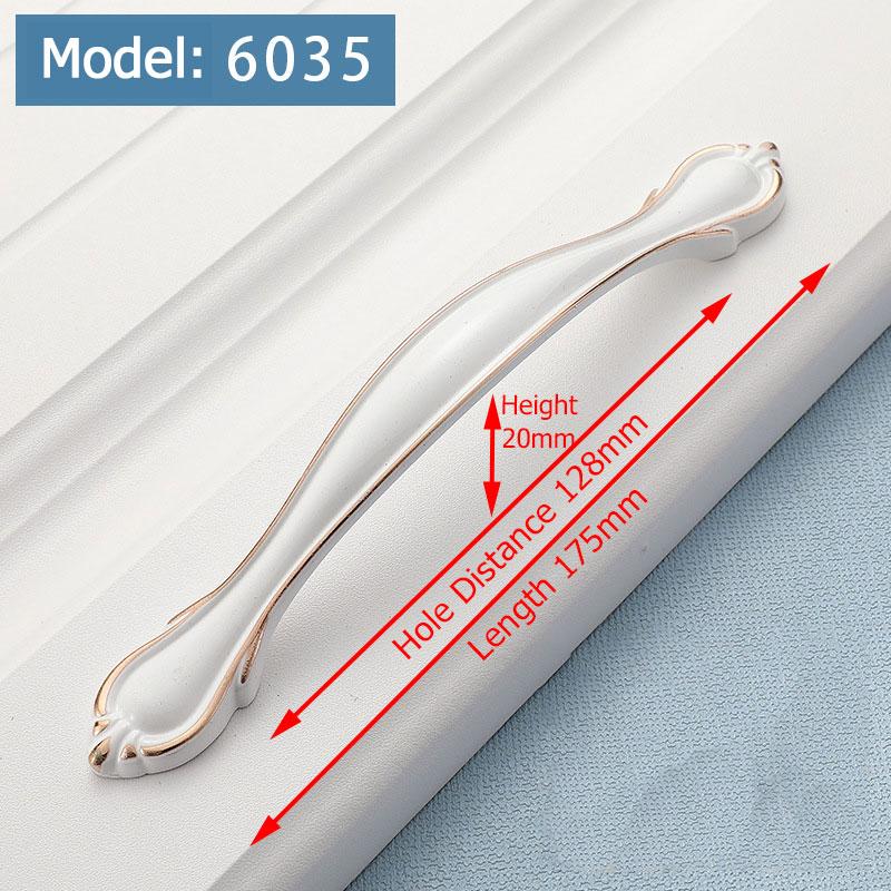 KAK Ivory White Kitchen Cabinet Handles European Style Cupboard Door Pulls Drawer Knobs Fashion Solid Furniture Handle Hardware