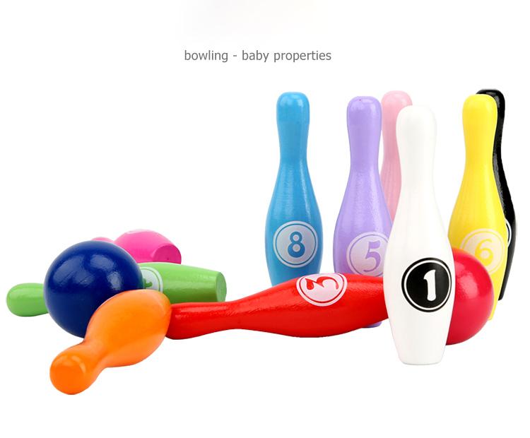 Bowling Set Education Toys For Kids Toddlers Animal Number Learning Indoor Outdoor Sports Games Toys for Kids Baby Gift