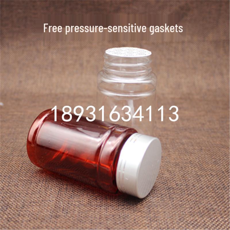 100ml Transparent Plastic Packaging Bottle for Capsules and Supplements