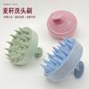 Wheat Straw Shower Comb & Dry Shampoo Bottle Set, Scalp Massage Hair Dyeing Washing Rinse Hair Care Brush