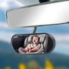 Baby Car Mirror 360° Adjustable Rear View Mirror Adhesive Mount Automotive Rearview Baby Observation Mirror for Windshield