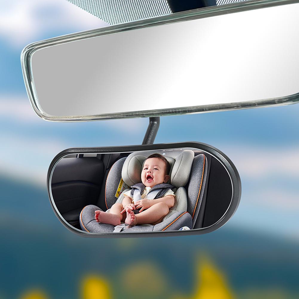 

Baby Car Mirror 360° Adjustable Rear View Mirror Adhesive Mount Automotive Rearview Baby Observation Mirror for Windshield чёрный
