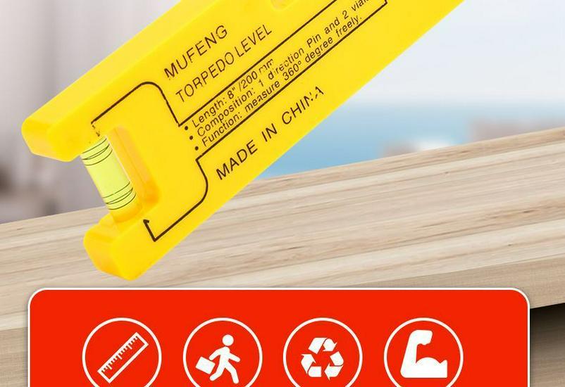 Mini Portable Magnetic Spirit Level - Multi-Functional Precision Tool for Measuring Angles and Decorations