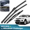 For Mitsubishi Challenger PC 2013-2015 2014 Wiper Front & Rear Wiper Blades Windshield Windscreen Window Brushes 22"+14"+12