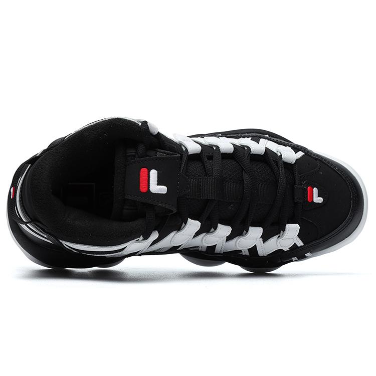 New FILA HERITAGE BASKETBALL Low Top Vintage Basketball Shoes Women's Black White F12W141220FBW
