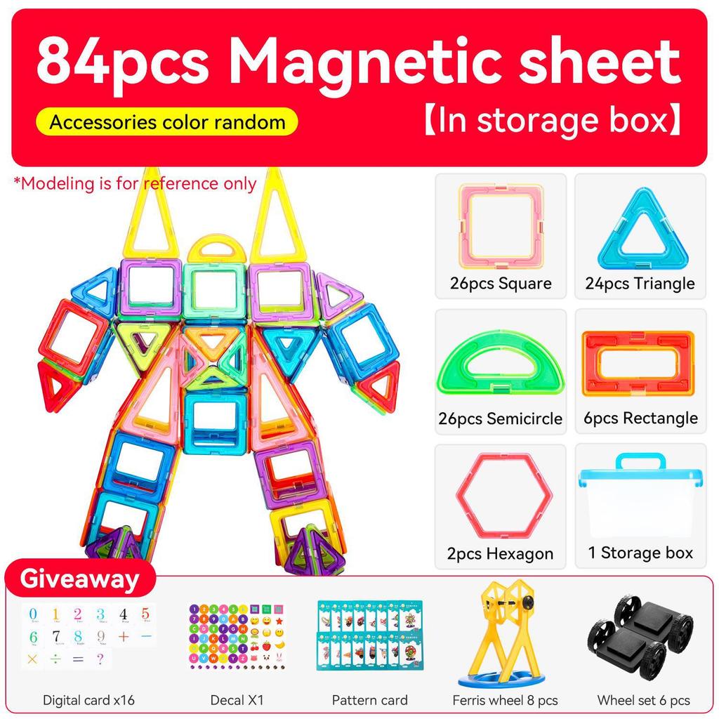 Magnetic Dinosaur Scene Building Blocks - Educational Toys for Boys Ages 3+