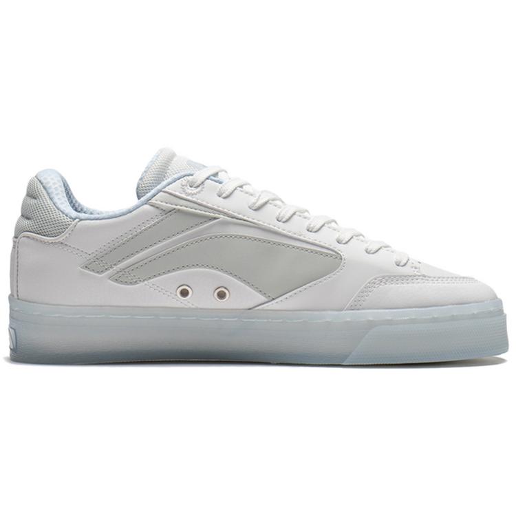 New LiNing Wave 180 Low Anti Slip Wear Resistant Low Top Skateboard Shoes Frost White AECS017-1