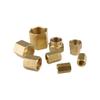 Hex Shape Brass Pipe Fitting BSP Female Thread Hose Adapter Durable Hex Coupling Connector