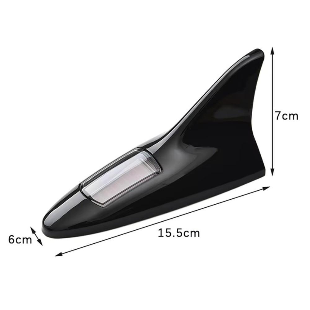 8 Light Effects Solar Car Antenna Strobe Flash Mode Auto Roof Aerial Night Driving Safety