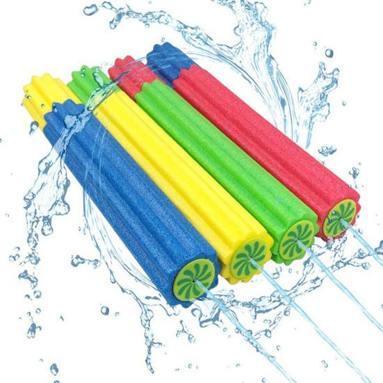 4Pcs Foam Water Squirt Toy Long Range Water Shooter for Kids Summer Outdoor Water Fun Watering Sprinkler Toy