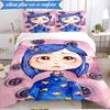 Fantasy In horror mother 3pcs K-pop music group Bedding set,Ideal for Bedroom, Dormitory,Including Duvet Cover And 2pcs Pillowcases,Fan gifts
