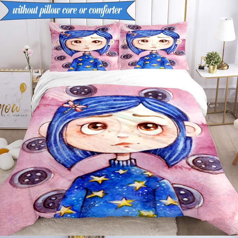 Fantasy In horror mother 3pcs K-pop music group Bedding set,Ideal for Bedroom, Dormitory,Including Duvet Cover And 2pcs Pillowcases,Fan gifts