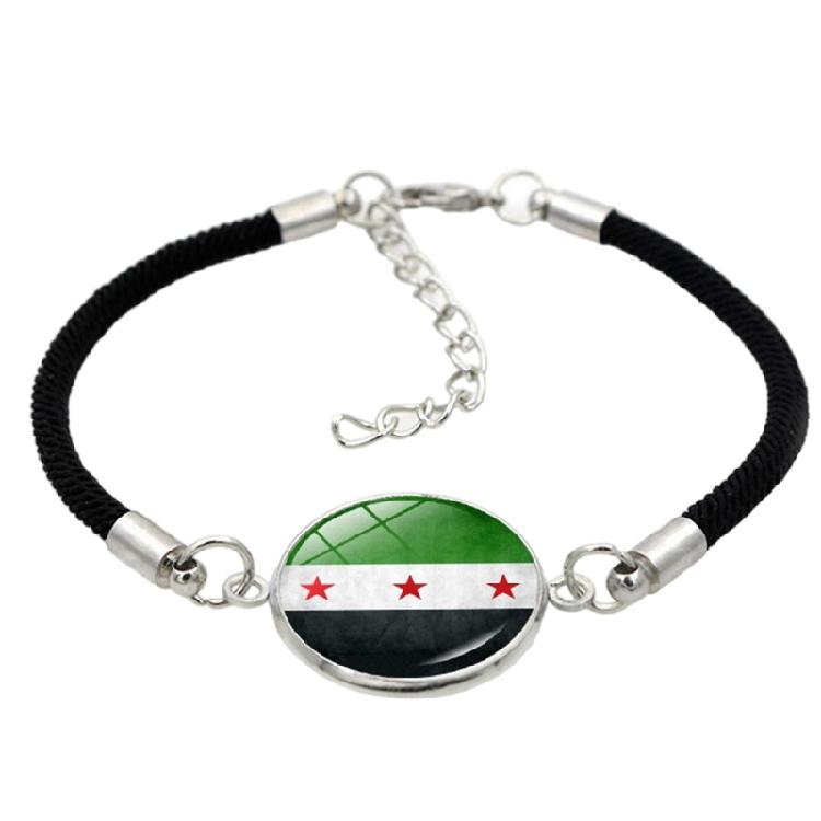 Celebrate Syrian Heritages with This Comfortable Sturdy Handwoven Materials Bracelet for All Generations Outfits