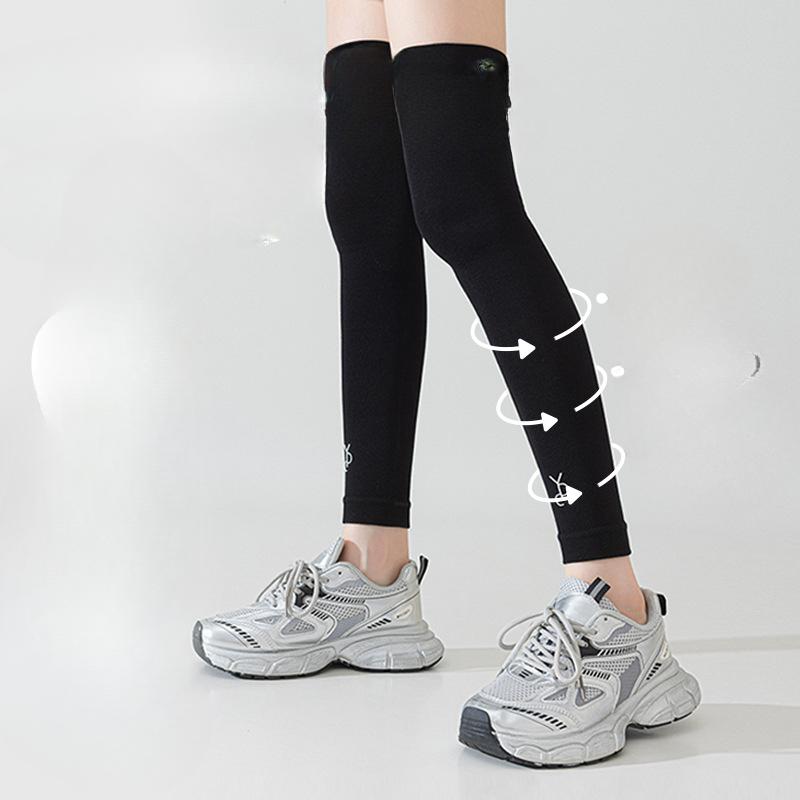 Sports Compression Knee-high Socks, Running and Cycling Pressure Knee Protectors, Long Socks for Slimming Legs, Rope Skipping, Fitness Leg Protectors