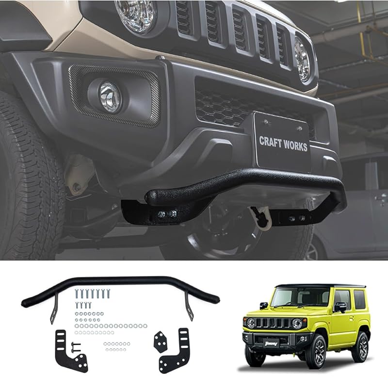 

[Совместимо с Jimny Nomad (5 дверей)] jimny jimny sierra nomad передний бампер защита бампера защита JB64 JB74 JC74 эксклюзивная решетка внешний вид внедорожный бык