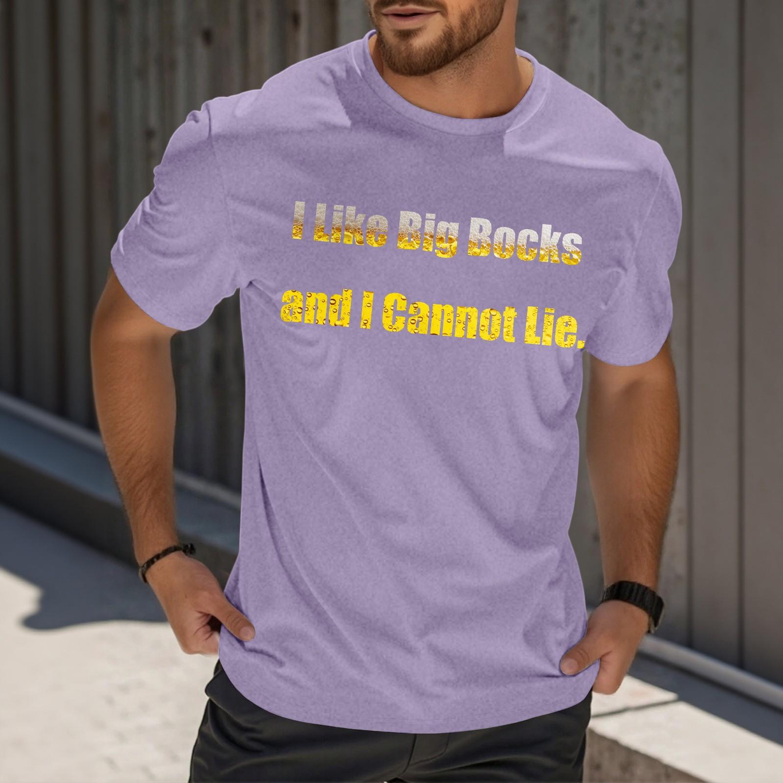 

Мужская повседневная футболка с круглым вырезом и короткими рукавами с принтом XXXL фиолетовый