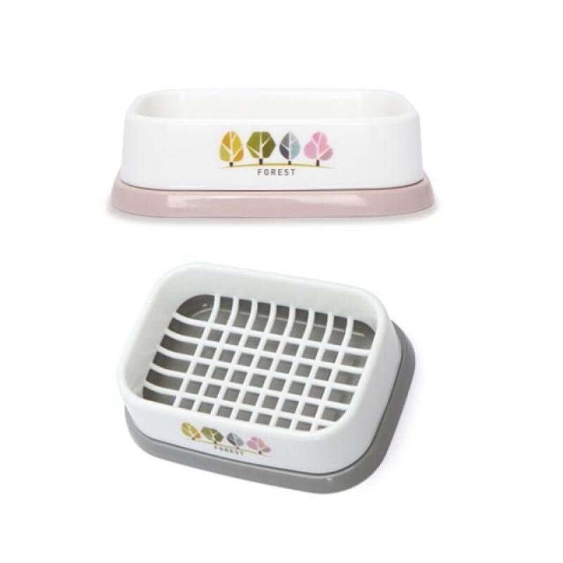 

Square open soap dish