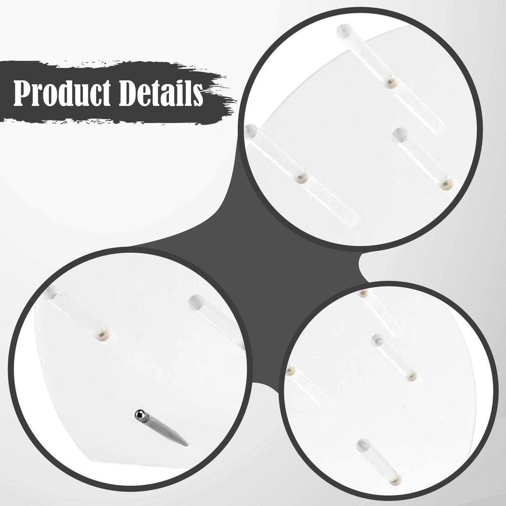 Transparent Acrylic Donut Rack Pastry Display Stand Doughnut Holder Decorative Centerpiece for Kitchen Baby Shower
