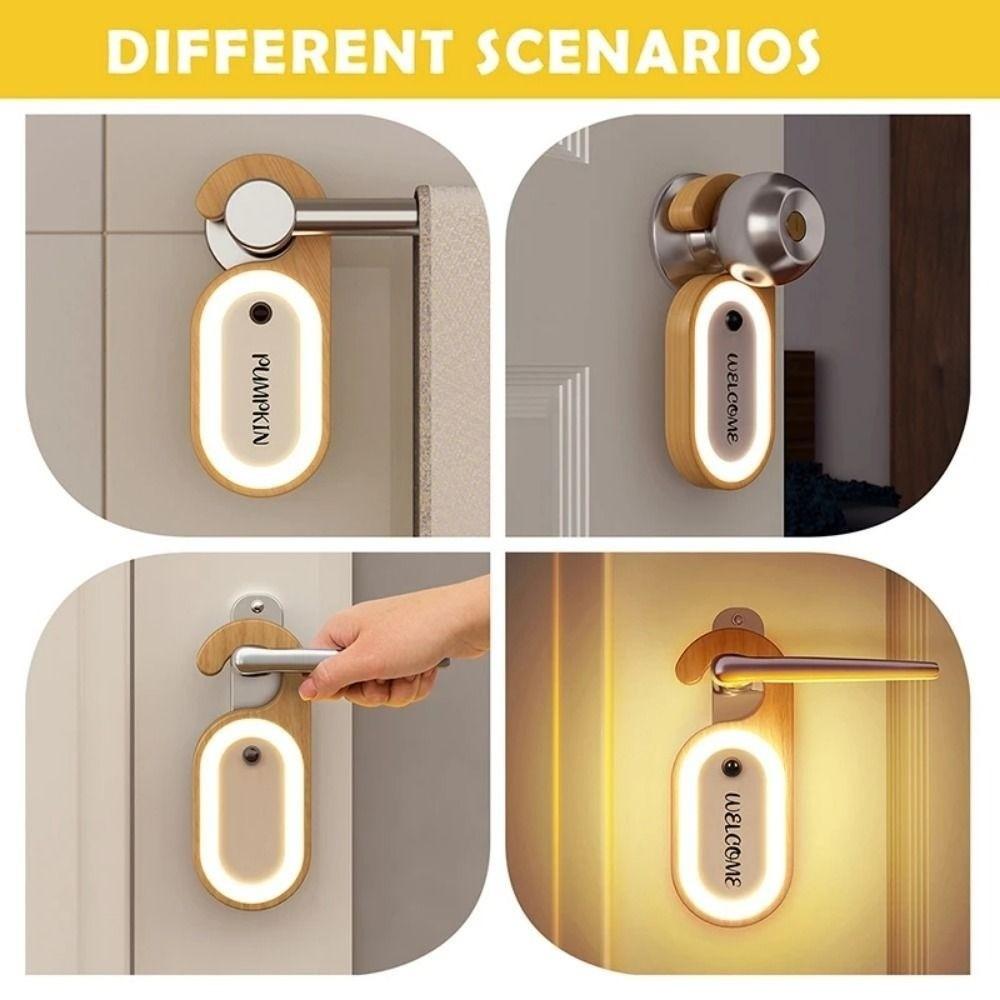 Dual Sensor Wall Lamp USB Charging Motion Sensor LED Hanging Lamp Rechargeable Human Body Sensing Motion Sensor Lamp