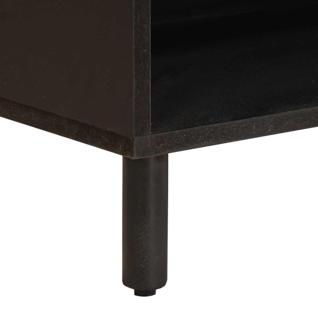 TV Cabinet with Door White Washed Surface 80 x 33 x 46 cm
