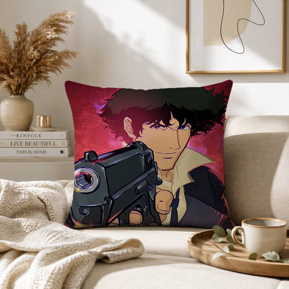 C-Cowboy S-Spike B-Bebop S-Spiegel-SS Pillow Case for Sofa Living Room Home office Decor Protective Cover