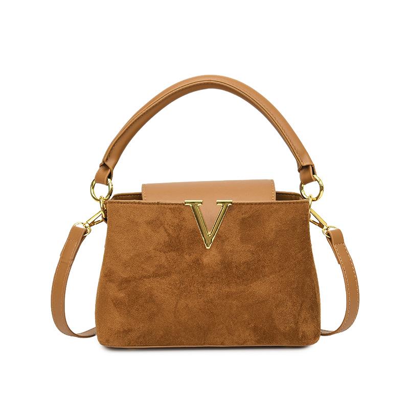 

Роскошная большая сумка: Стильная текстурированная сумка на плечо и через плечо Осень/Зима 2025 One Size коричневый