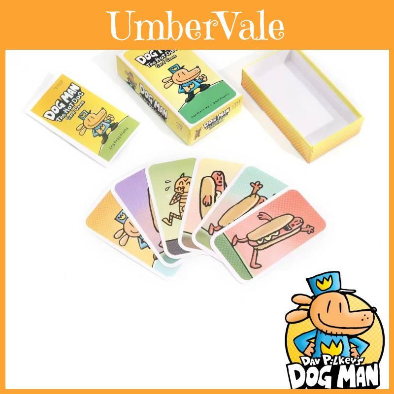 Dog Man Detektiv-Kartenspiel mit strapazierfähigem Papiermaterial für fesselndes Gruppenspiel