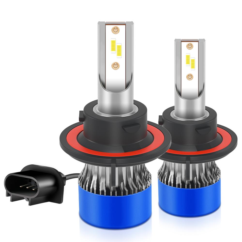 

2PCS H13 9008 LED Headlights Bulbs High Low Beam 6000K Super Bright White Euipped With Internal Drive Auto Light Bulbs 6000K
