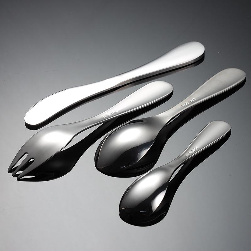 Dětské nože, vidličky a lžíce z nerezové oceli 304 West Tableware Obchod pro matky a kojence Dárky Stolní nádobí Pooh