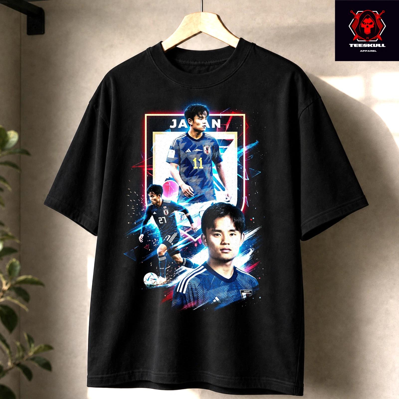 Takefusa Kubo & Ao Tanaka World Cup Japan Football Legends T-Shirt 2XL