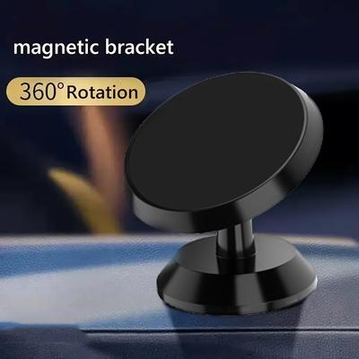 360° Adjustable Magnetic Phone Dashboard Wall Mounted Car Magnet Sticker Stable Support Holder for Huawei Samsung