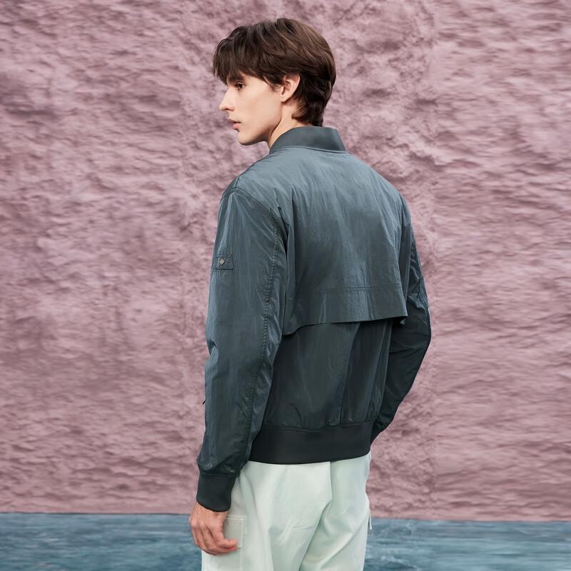 J.Lindeberg Men's Glossy Nylon Bomber Jacket