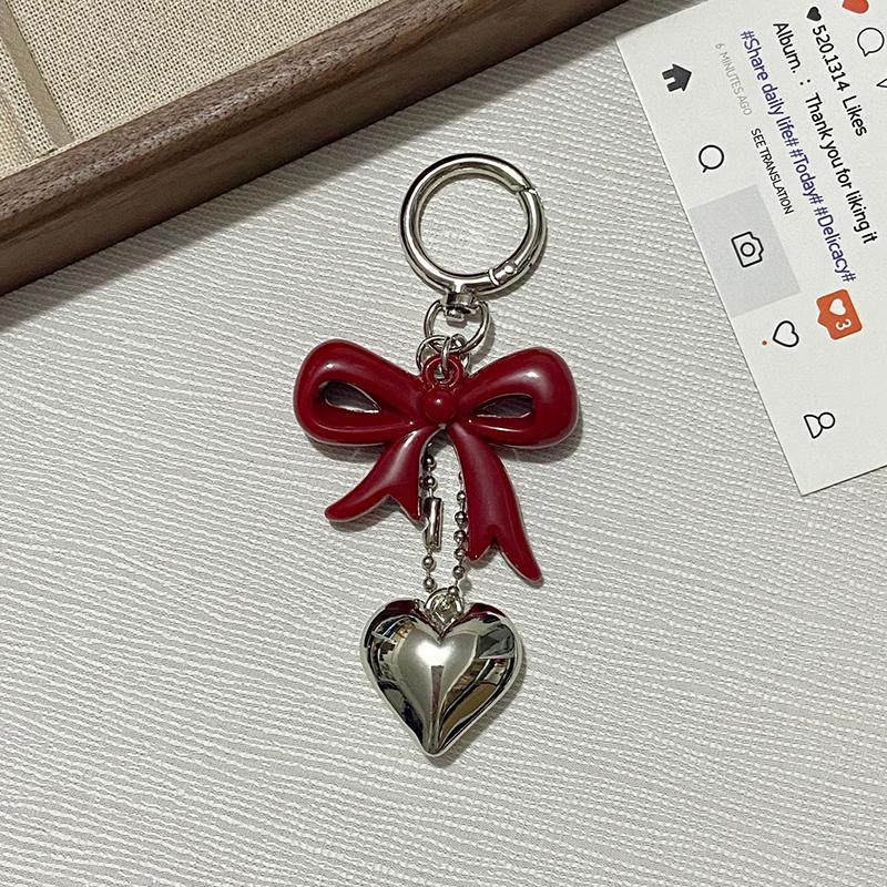 Winered Bow Cute Mini Backpack Hanging Handbag Pendant Bag Pendant Bags Accessories KTB