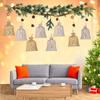 Christmas Bag Advent With Numbers Reusable Pouches Countdown Calendar Sacks Advent Christmas Decorations for Adults Kids Lovers