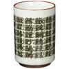 Hayashi Kinosuke Store Mino Ware Sushi Yunomi Tea Cup Large Diameter Approximately 8 Height 11.5 Cm Fish Character Pattern Rice Bowl Home Use Made E