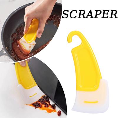 Racloir Cuisine 1pc Silicone Racloir à Poêle Spatule Antiadhésif Doux pour Batterie de Cuisine Outil de Nettoyage de Cuisine Polyvalent Gadgets pour la Maison