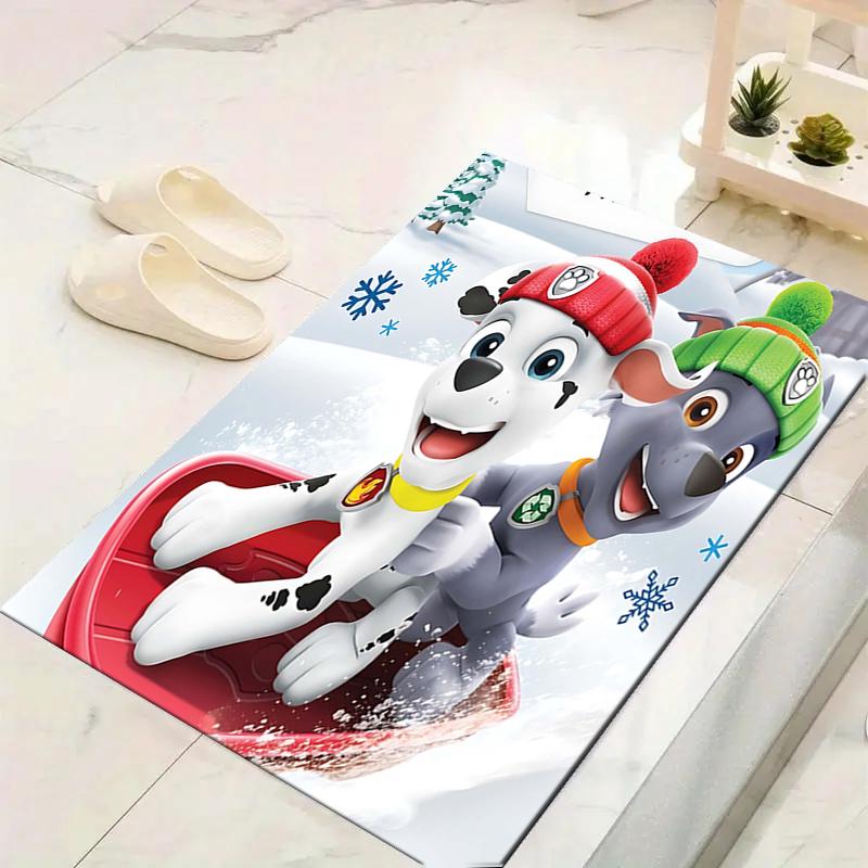 1Pc Happy Holiday Celebration Rug Office Carpet Indoor Outdoor Doormat Nonslip Soft And Comfortable Living Room Christmas Halloween Gift D91865