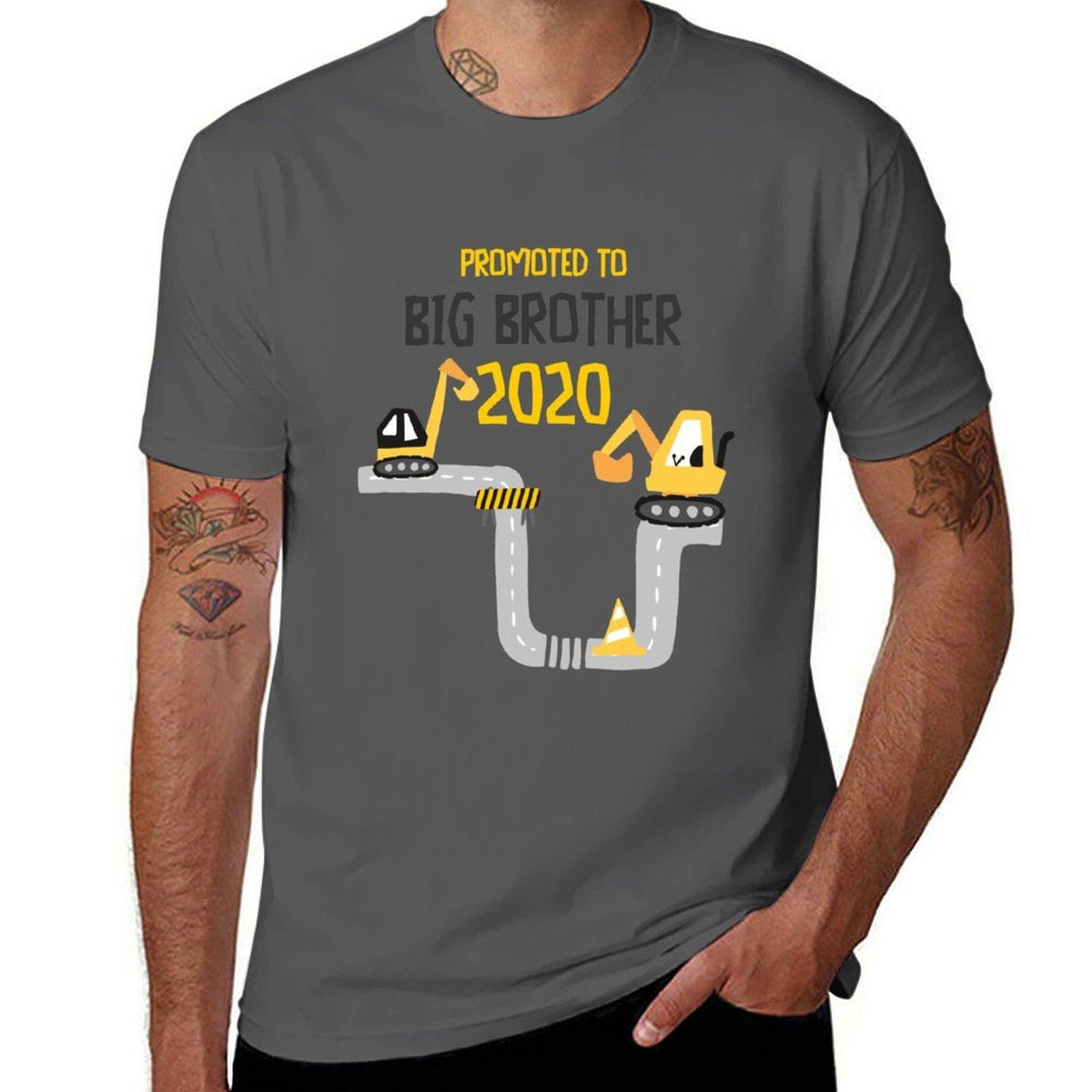

Promoted to Big Brother 2020 Excavator excavator T-Shirt man t shirt graphic man t shirt cotton high quality T-Shirt 4XL