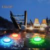 2 Pcs Floating Pool Lights IP67 Waterproof RGB Upper And Lower Color Changing Pool Lights 8 Dynamic Lighting Effects Pool Lights for Hot Tub Spa Pond
